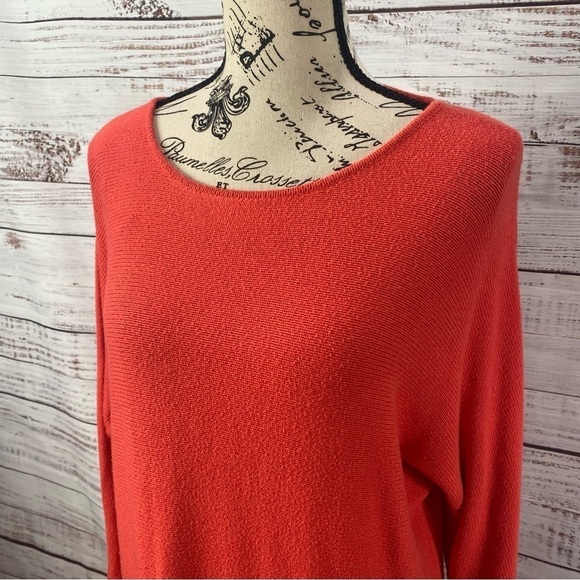 MICHAEL KORS LONG SLEEVE SCOOP NECK ZIPPER SIDES TUNIC BLOUSE TOP - Picture 3 of 12